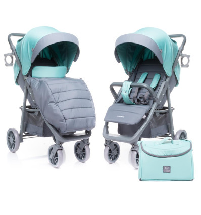 Wózek 4BABY MOODY Aqua Limited 2020  ALU do 22 kg