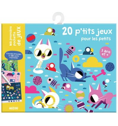 Myszki i Koty 20 łamigłówek wielokrotnych Auzou 3+