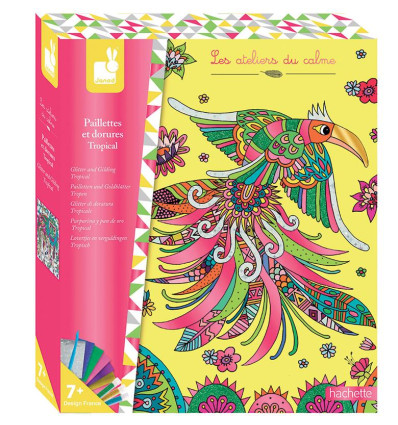 Zestaw artystyczny Dżungla Brokat i Blask Janod 7+