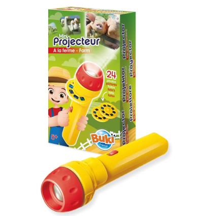 Mini projektor - latarka Zwierzęta z Farmy BUKI