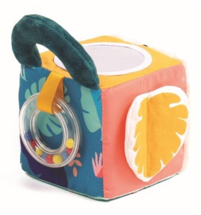 Miękka kostka aktywizująca z lusterkiem Ludi 0+