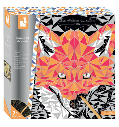 Animetrics zestaw kreatywny do zdrapywania Janod