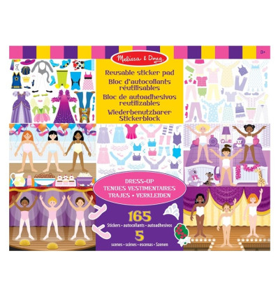 Stroje Moda naklejki wielorazowe Melissa and Doug