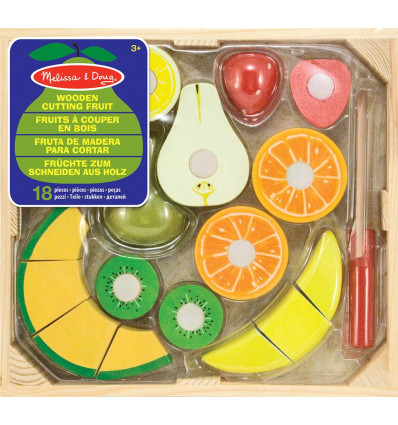 Drewniane owoce do nauki krojenia Melissa