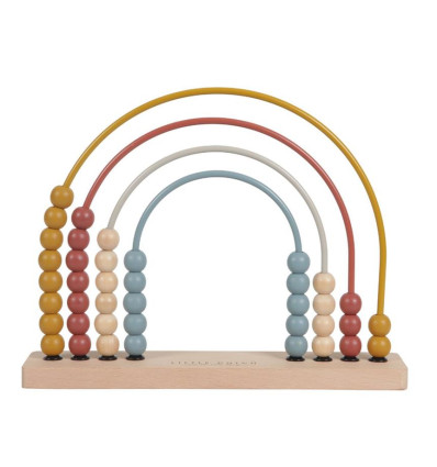 Liczydło metalowe Natura Little Dutch kolory Ziemi