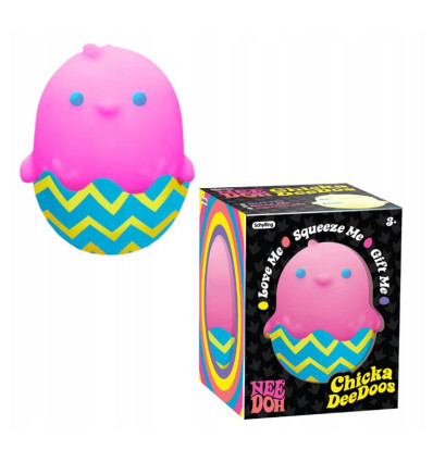 Gniotek kurczak różowy Schylling