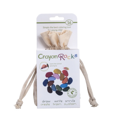 Kredki Crayon Rocks 16 kol woreczek bawełna