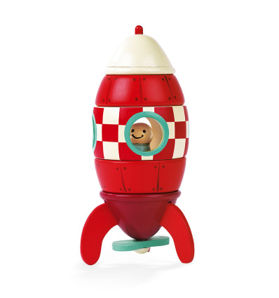Rakieta drewniana magnetyczna