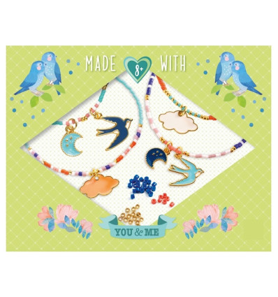 Bransoletki przyjaźni NIEBO 2 sztuki Djeco 8+