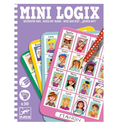 Mini Gra Zgadnij kim jestem dla dziewczyn Djeco 6+
