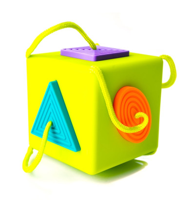 Kostka sorter OombeeCube Fat Brain Toys 10 m-cy +