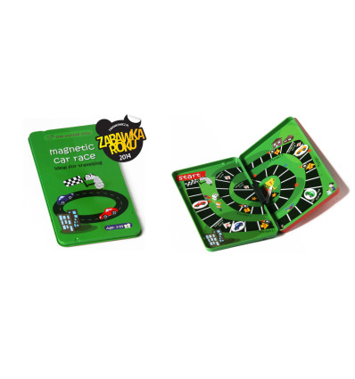 Car Race podróżna gra magnetyczna The purple Cow