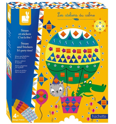 Zestaw kreatywny Fiesta Kryształki Naklejki JANOD