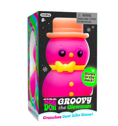 Glowman róż gniotek antystresowy Schylling