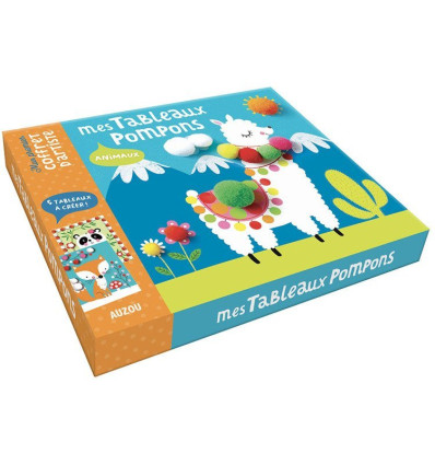 Zestaw Kreatywny Zwierzęta i Pompony 3+ Auzou