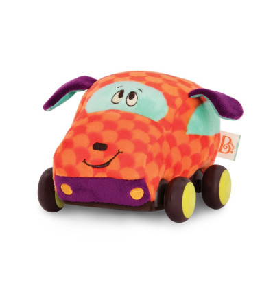 Pluszowe autko z napędem - piesek B.Toys