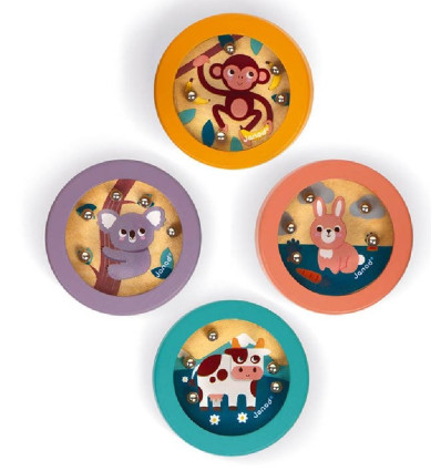 Koala gra zręcznościowa z kuleczkami Janod 3+