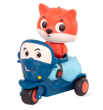 Motocykl sensoryczny + pasażer Lisek Dash B.Toys