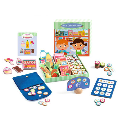 Mały Sklepik Mia i Leo odgrywanie ról Djeco 3+