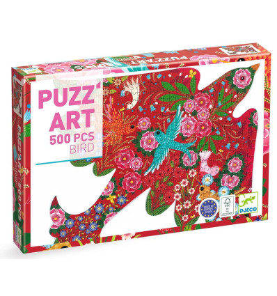 Ptak Puzzle konturowe 500 el. Djeco 8+