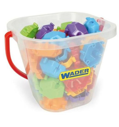Klocki Puzzle 48 el. w wiaderku Wader-Woźniak