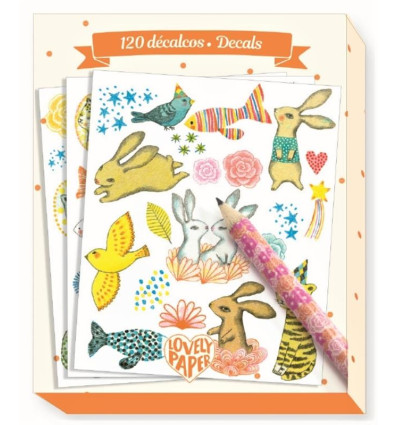 Kalkomania Elodie 120 obrazków Djeco