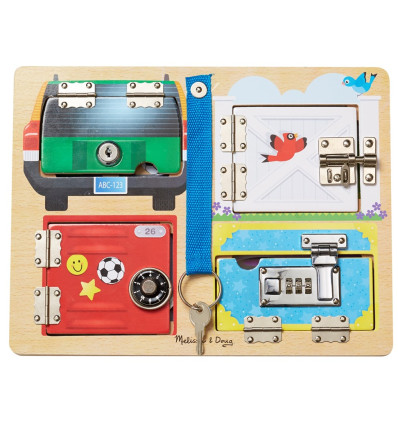 Manipulacyjna tablica 4 zamki Melissa and Doug