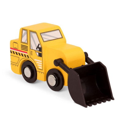 Koparka drewniany pojazd Wood & Wheels B.Toys
