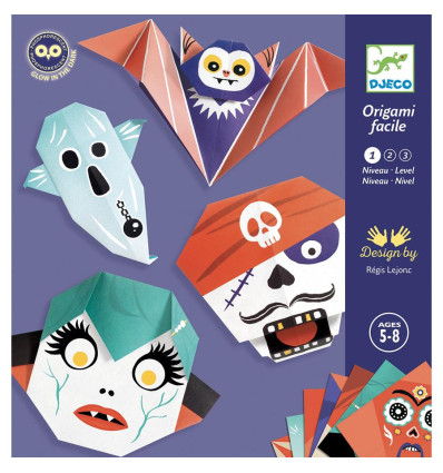 Origami Duchy i Zombiaki Fluo Djeco 5+