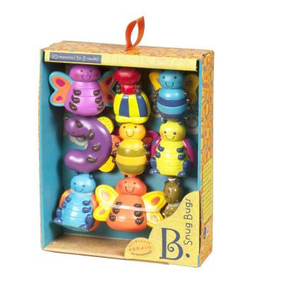 Miękkie Owady Snug Bugs do łączenia gryzak B.Toys