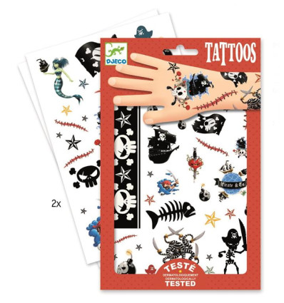 Tatuaże Piraci Djeco