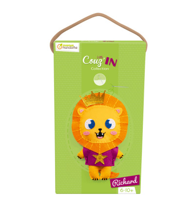 Lew Richard maskotka do szycia Avenue Mandarine