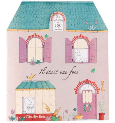 Kolorowanka Dawno Temu 160 naklejek Moulin Roty