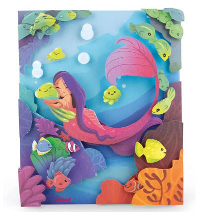 Zestaw kreatywny Syrenki i Elfki - Obrazki 3D