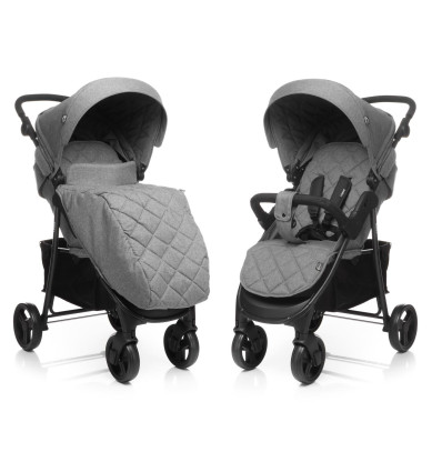 Wózek spacerowy 4BABY Rapid 2019 Szary