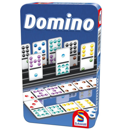 DOMINO w metalowej puszce Schmidt Spiele