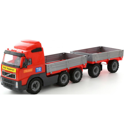 Ciężarówka Tir Volvo z przyczepą