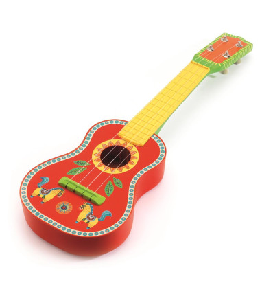 Ukulele drewniana Gitara Animambo 3+ Djeco