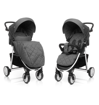 Wózek spacerowy 4BABY Rapid 2019 Grafit