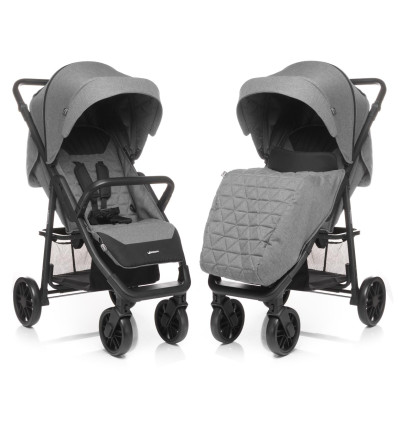 Wózek 4BABY MOODY rama ALU do 22 kg Grey
