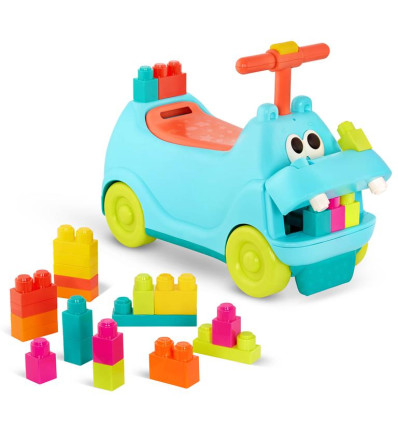 Hipopotam - jeździk 26 klocków B.Toys 12 m-cy+