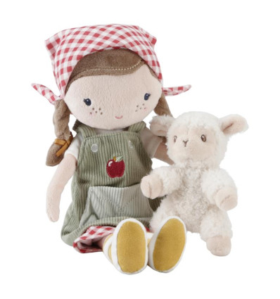 Rosa Farmerka z owieczką lalka 35 cm Little Dutch
