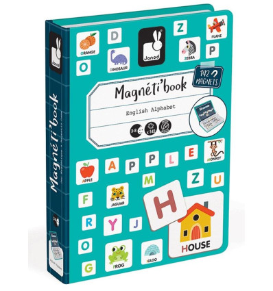 Magnetyczna układanka Alfabet Magnetibook Janod