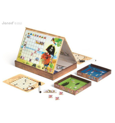 Statki gra magnetyczna Bitwa Morska Janod 5+