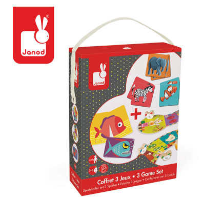 3 gry - Wyścig kurczaków, Gorąca pirania, Memo