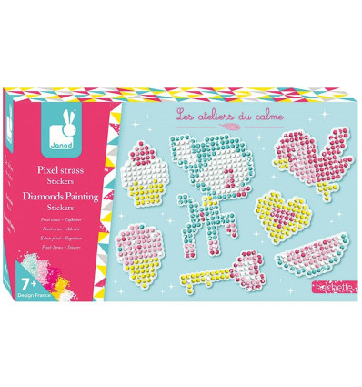 Zestaw do naklejek Cudowne Kryształki Janod 7+