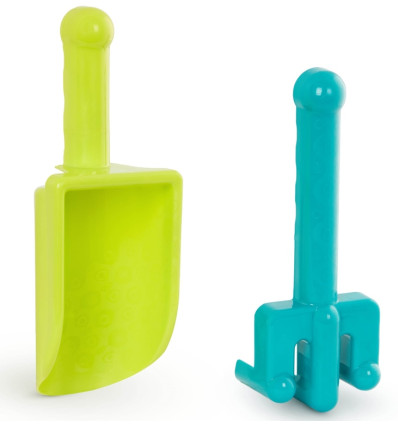 Zestaw do piasku łopatka i grabki B.Toys 18 m-cy +