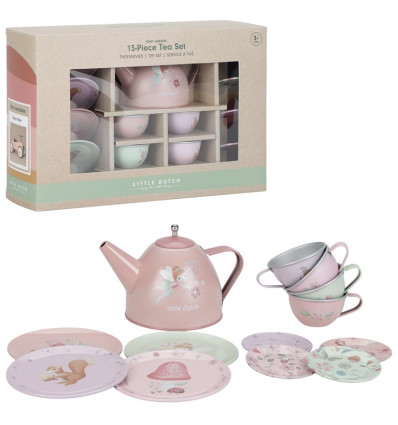 Metalowy serwis do herbaty Fairy Little Dutch 3+