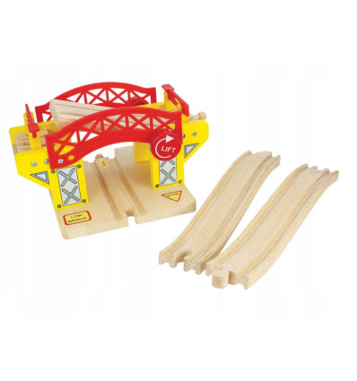 Most zwodzony z ruchomą drogą Bigjigs 3+