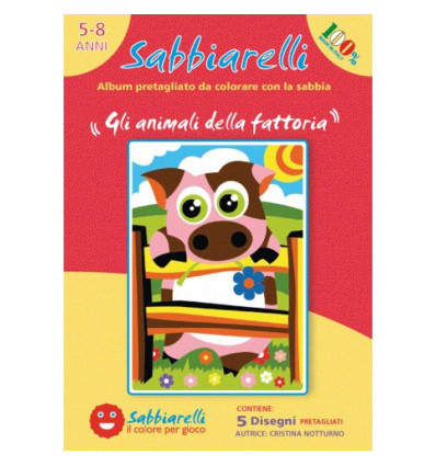Album Zwierzęta do malowania piaskiem Sabbiarelli